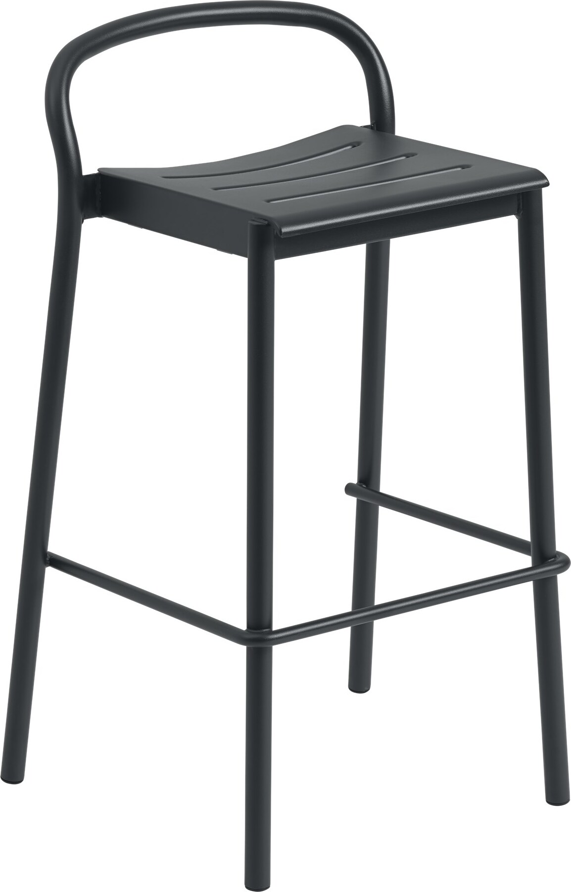 Stołek barowy Linear 75 cm czarny
