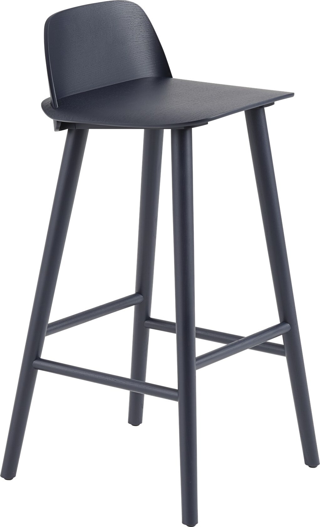 Stołek barowy Nerd 75 cm granatowy