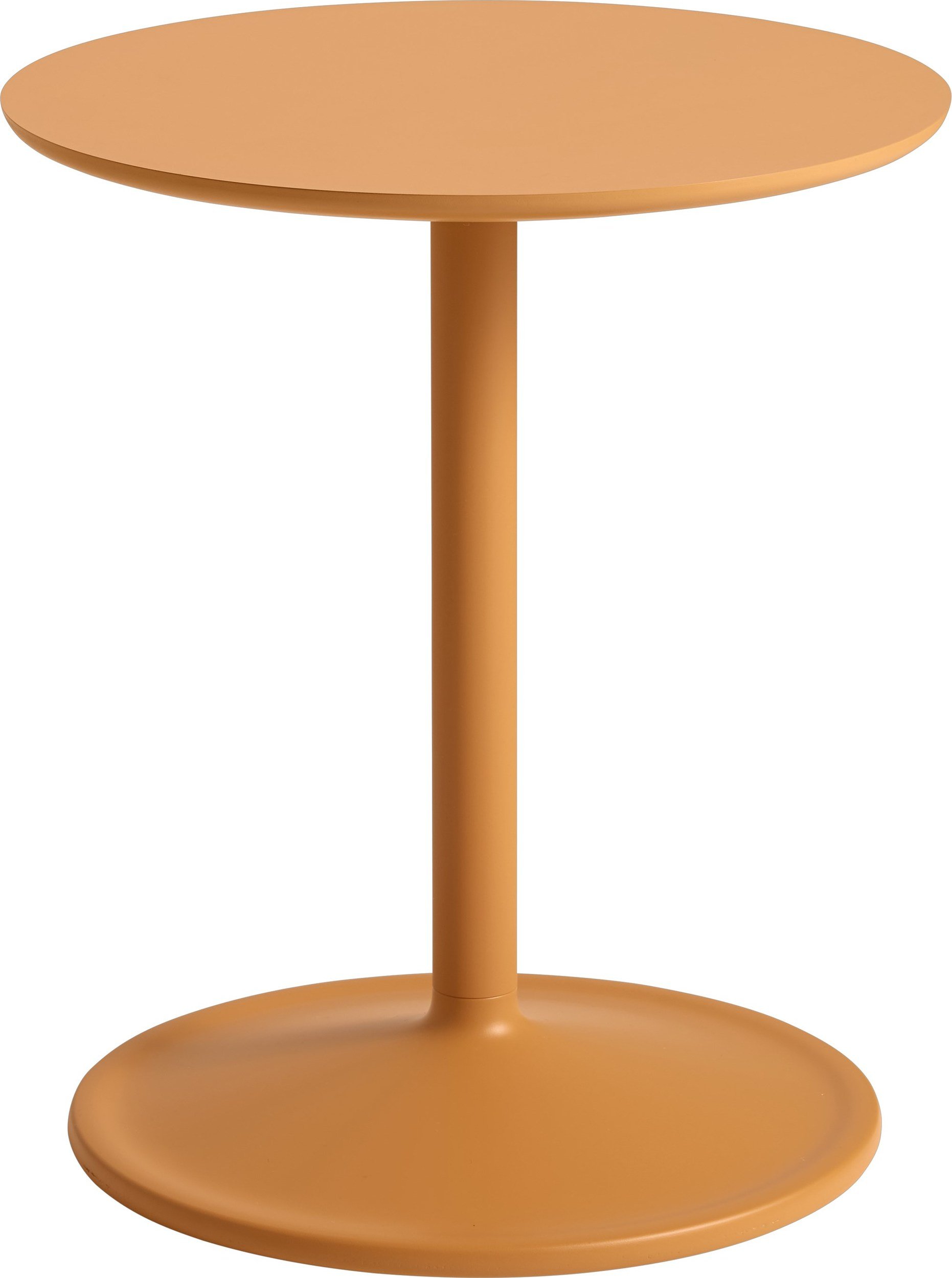 Stolik boczny Soft 41 x 48 cm pomarańczowy laminowany