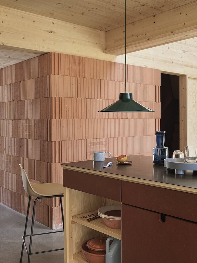 Top Viseča svetilka, 36 cm, temno zelena