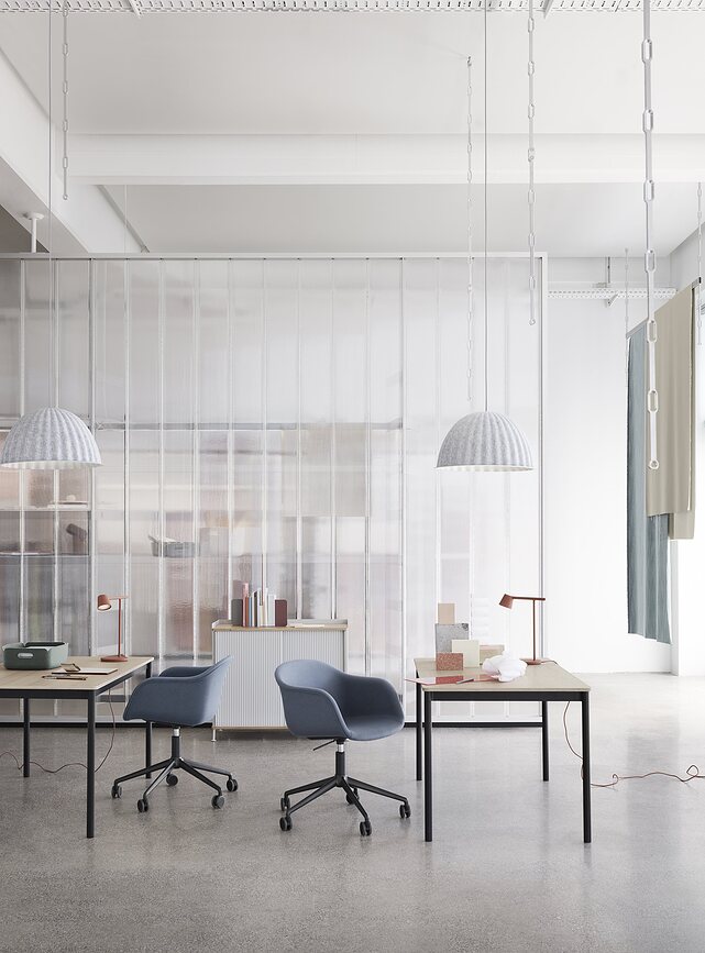 Under The Bell Lampa viseća 55 cm bijela melanž