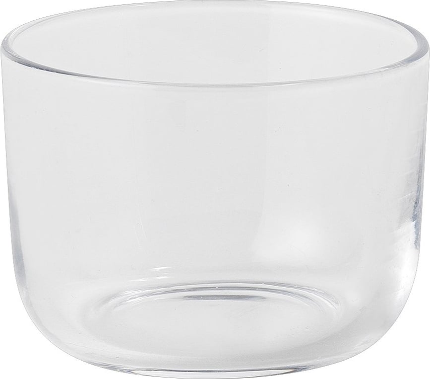 Vasos bajos Corky, transparentes, Pack de 4