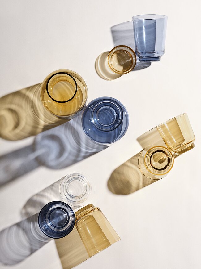 Vasos Raise 200 ml, transparentes, Pack de 2