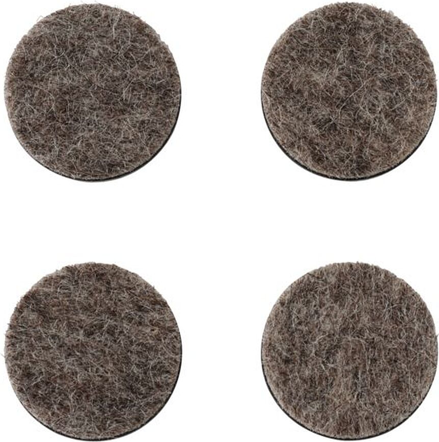 Visu Fiber Swivel Patins de Protection pour pieds de chaise, Lot de 4