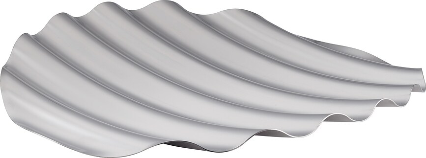 Wave Plateau décoratif, en acier