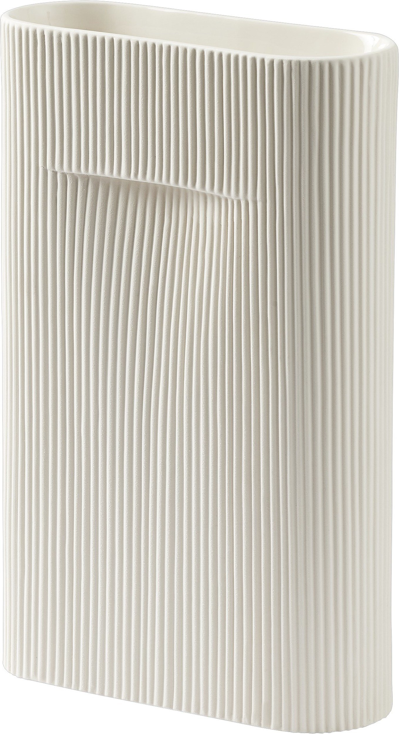 Wazon Ridge 35 cm biały
