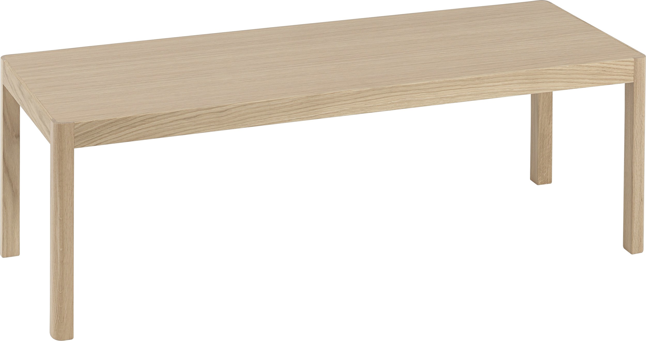 Workshop Kaffeetisch 120 x 43 cm helle Eiche