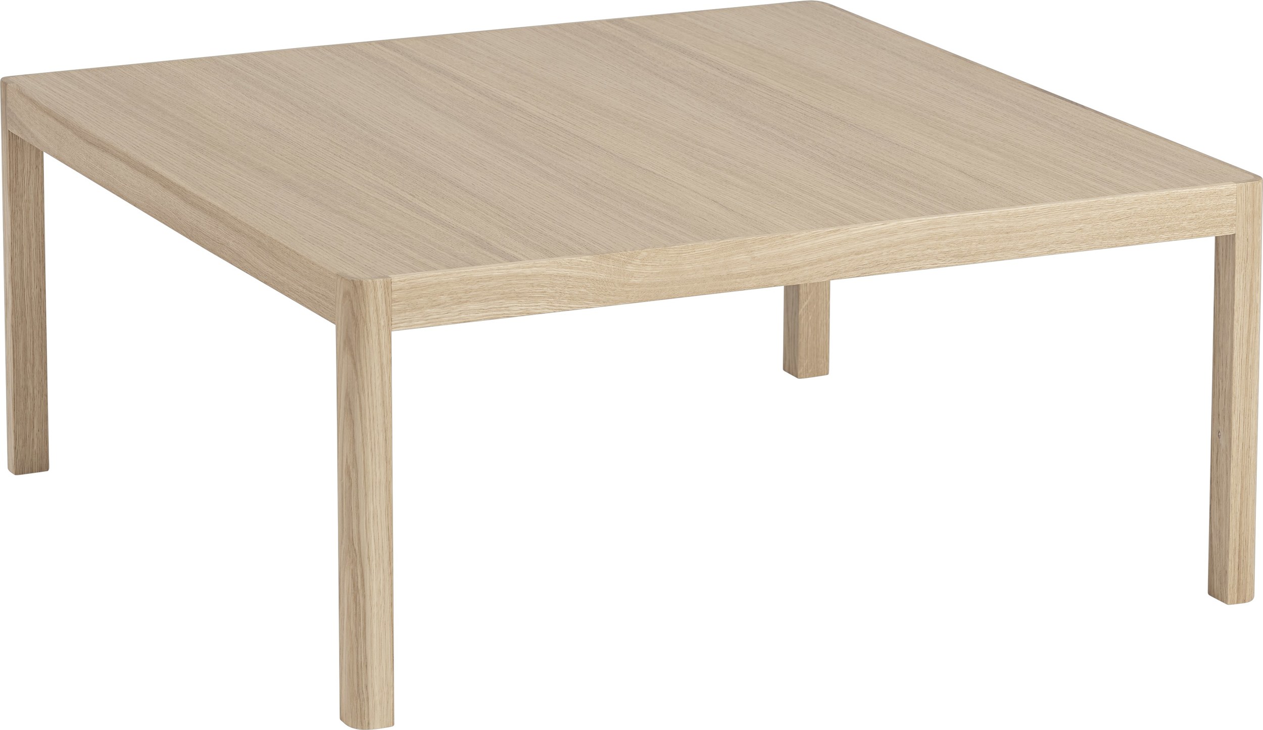 Workshop Kaffeetisch 86 x 86 cm helle Eiche