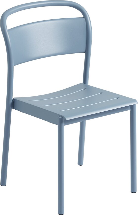 Záhradná stolička Linear bledomodrá
