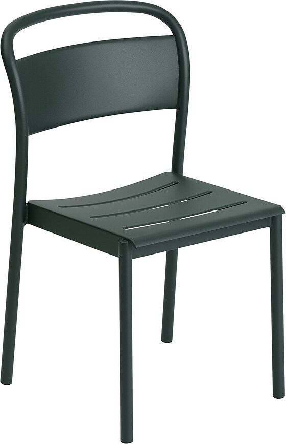Záhradná stolička Linear tmavozelená