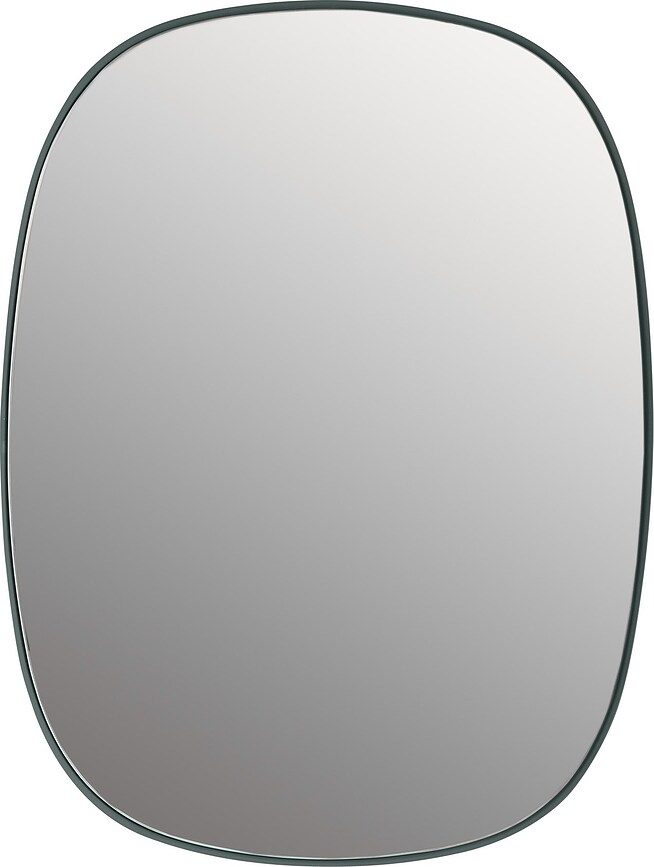 Zrkadlo na stenu Framed S tmavozelené