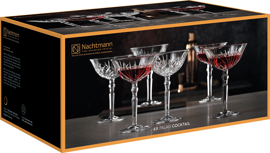 Palais Verres à cocktail, 200 ml, Lot de 6