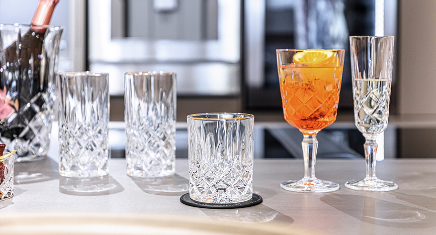 Vasos Noblesse Gold, 375 ml, 2 unidades