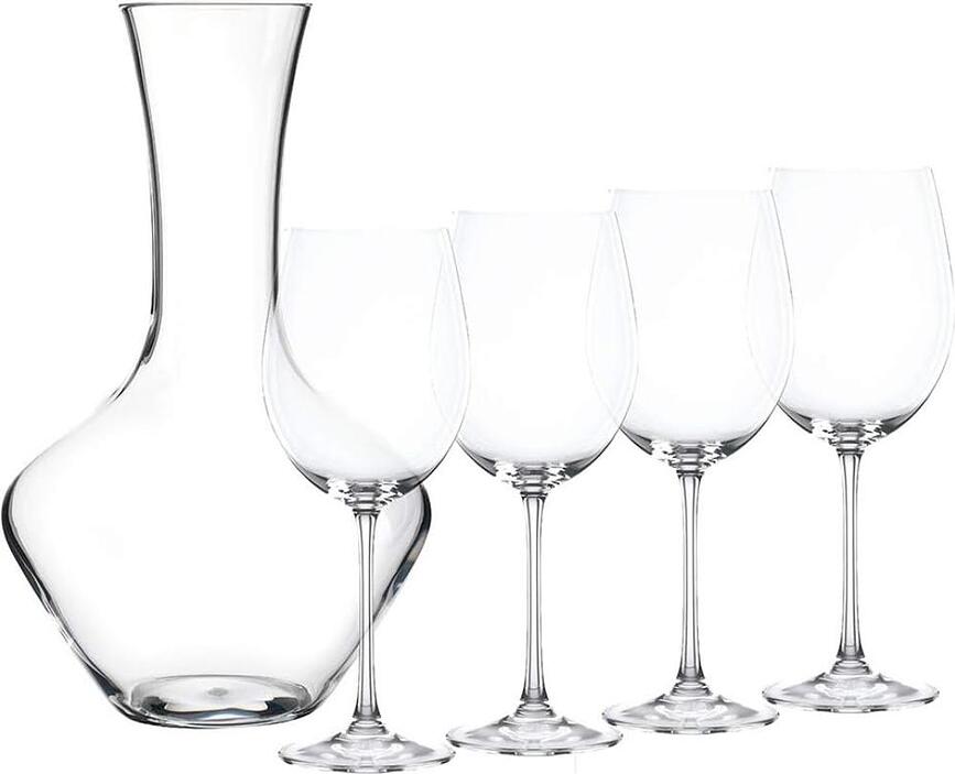 Vivendi Bokal i Čaše za Vino Set od 5 dijelova