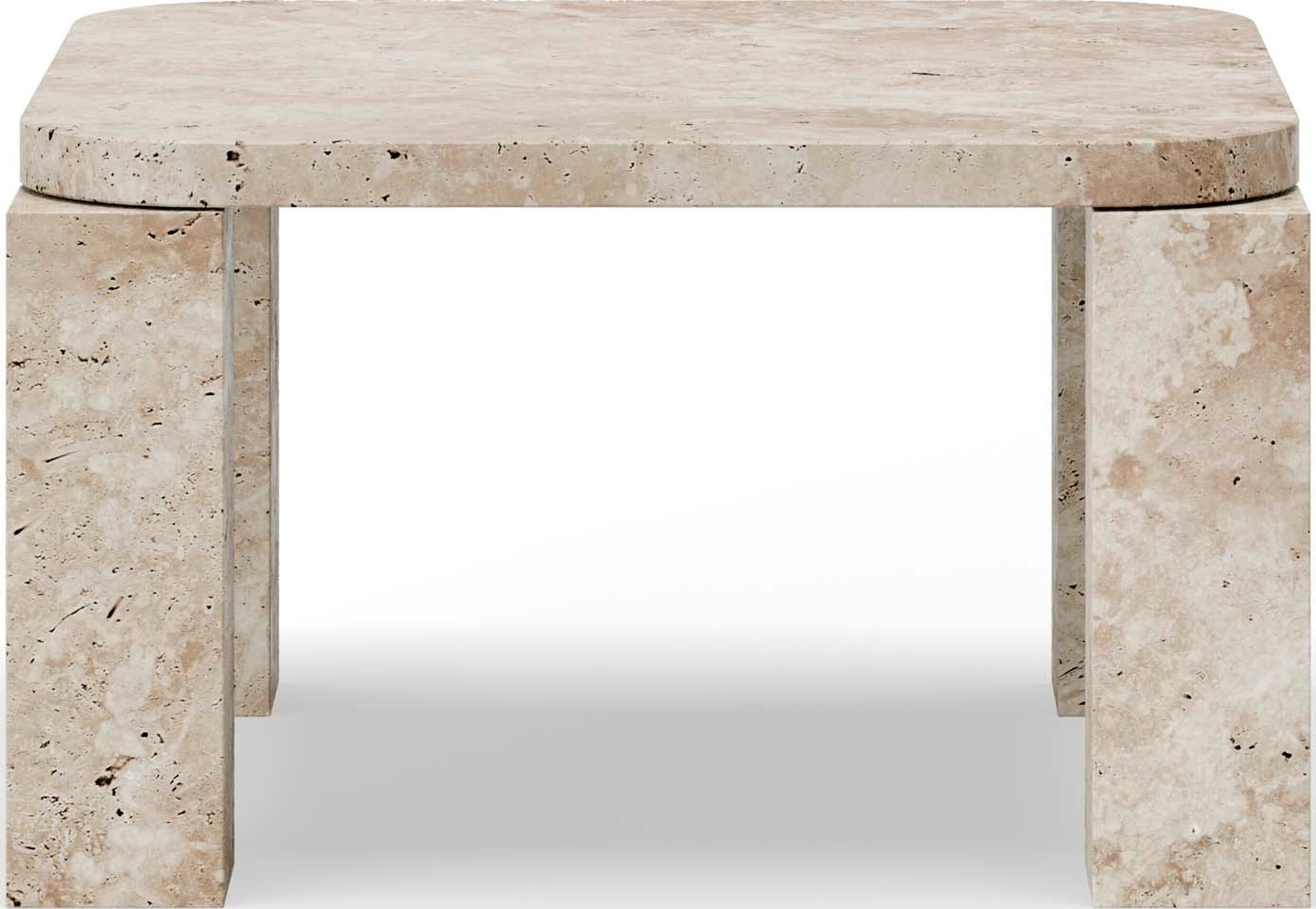 Atlas Couchtisch 60 cm, travertin