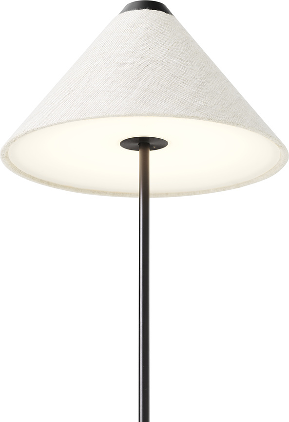 Brolly Lampe de Table sans fil, noire
