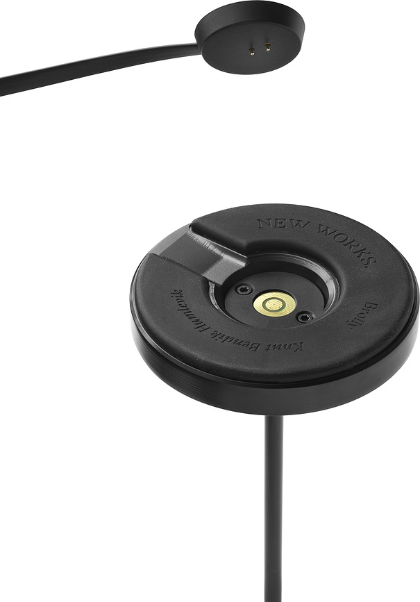 Brolly Lampe de Table sans fil, noire