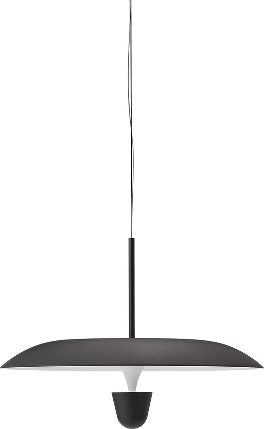 Kantarell Függőlámpa 55 cm, fekete
