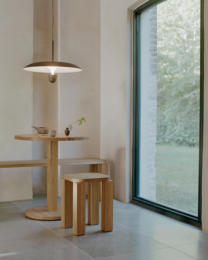 Kantarell Viseća Lampa 55 cm bijela