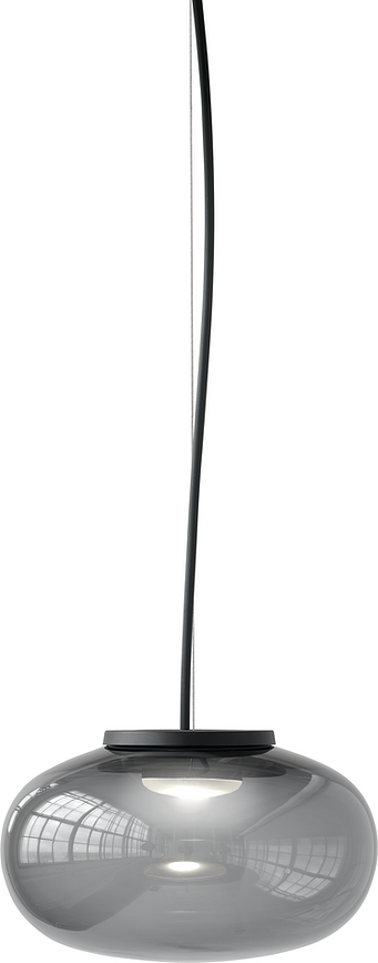 Karl-Johan Függőlámpa, 23 cm, szürke