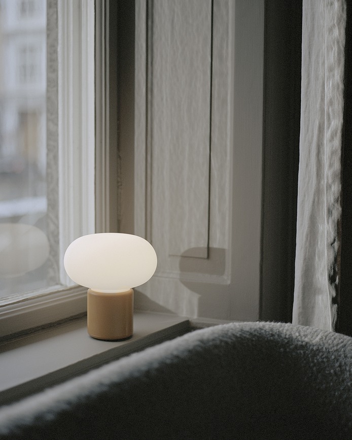 Karl-Johan Lampe de Table sans fil, vert forêt