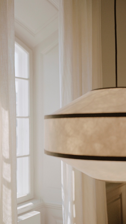 Kite Viseča svetilka, 55 cm, bela