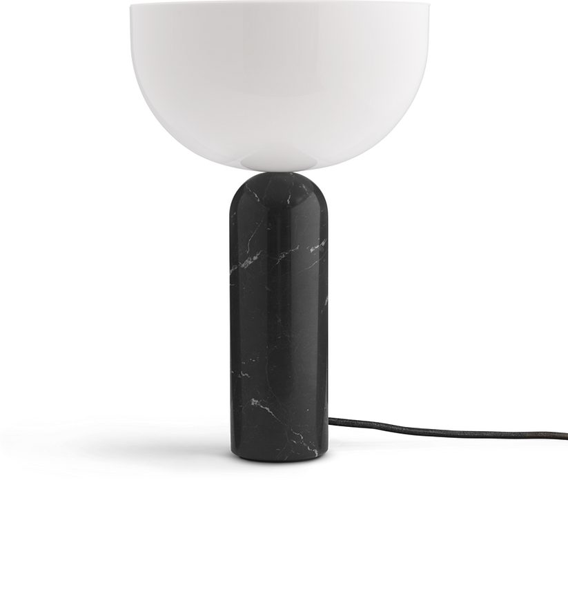 Kizu Lampa stolna 45 cm bijelo-crna