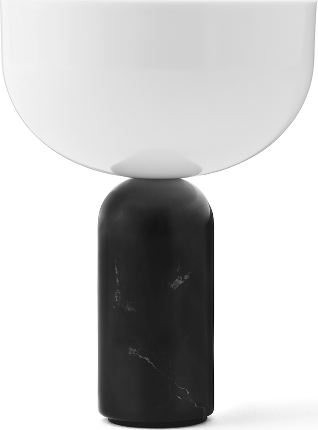 Kizu Lampa stolna bežična bijelo-crna