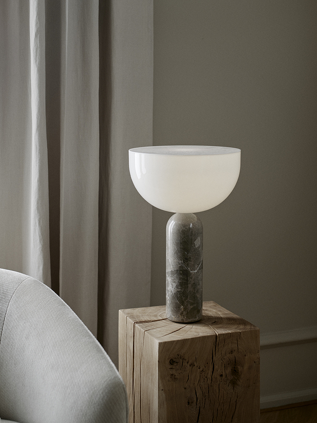 Kizu Lampe de Table 45 cm, gris Du Marais