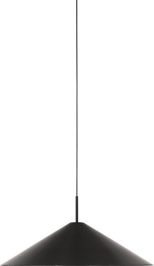 Lámpara Colgante Brolly, 70 cm, negra