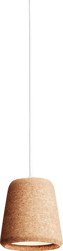 Lámpara Colgante de corcho Material, 13 cm, clara