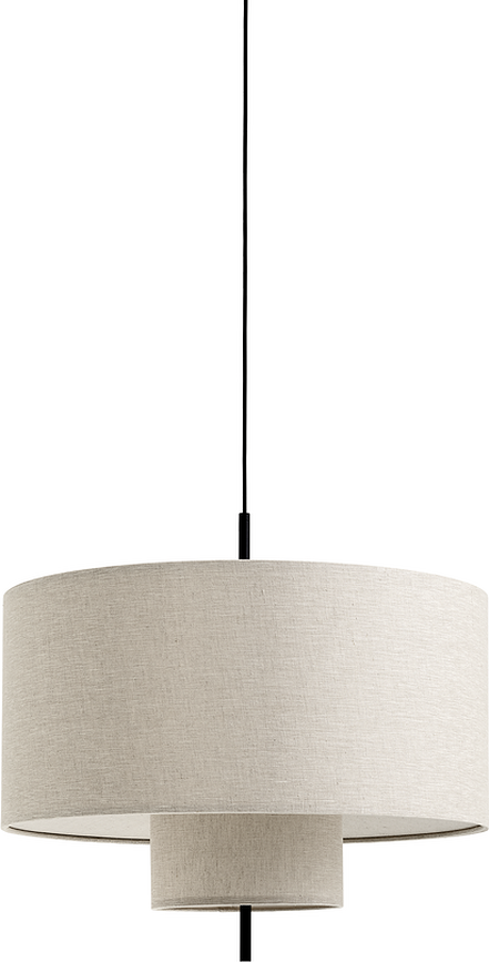 Lámpara colgante Margin, 68 cm, beige