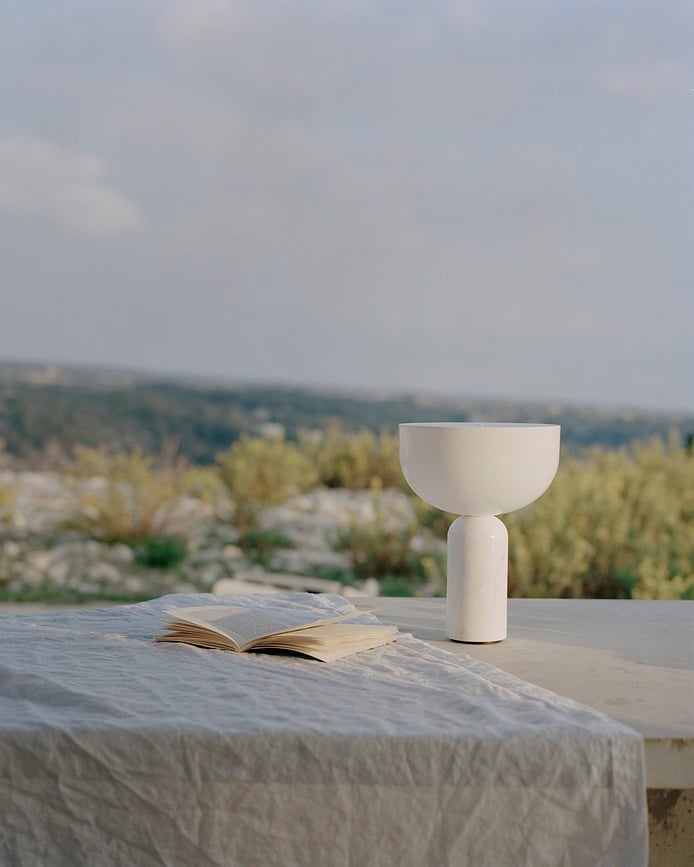 Lámpara de Mesa inalámbrica Kizu Kunis Breccia