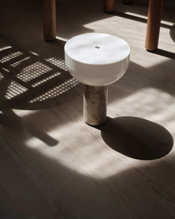 Lámpara de Mesa inalámbrica Kizu Kunis Breccia