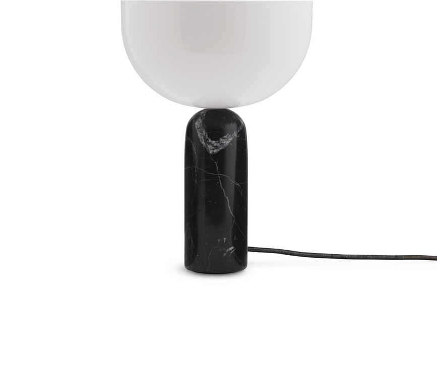 Lámpara de Mesa Kizu, 35 cm, blanco y negro