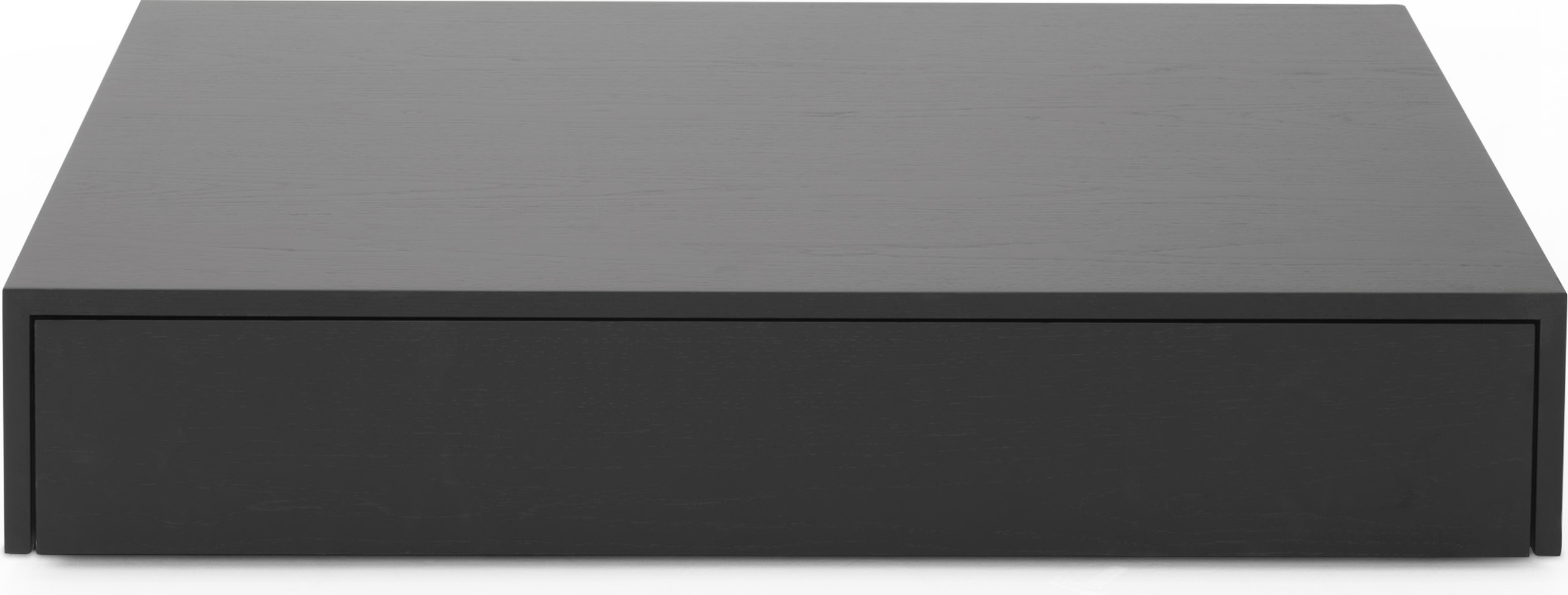 Mass Couchtisch mit Schublade, 75 x 103 cm, schwarze Eiche