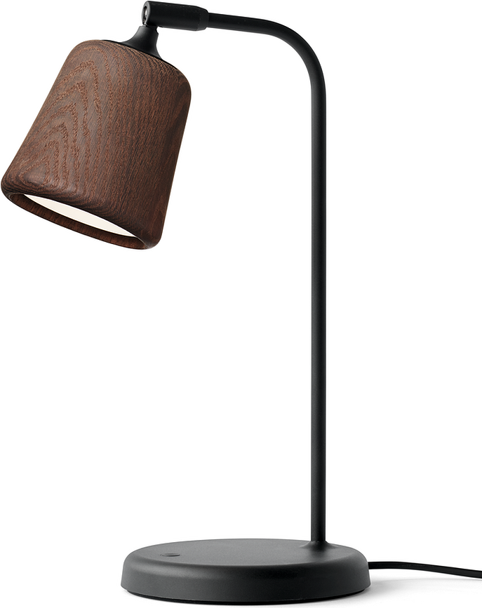 Material Asztali lámpa 45 cm, füstölt tölgy