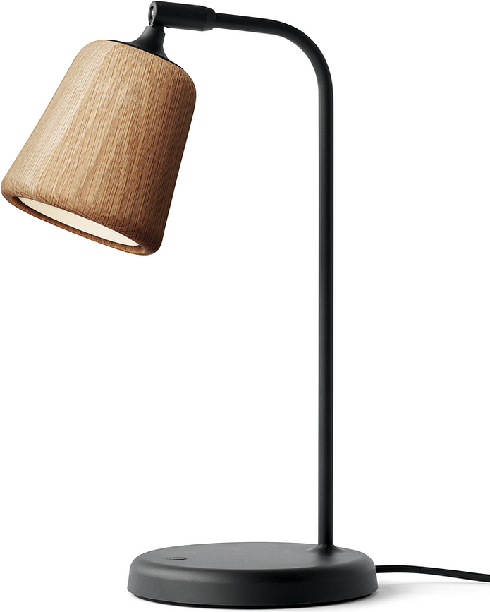Material Asztali lámpa, 45 cm, natúr tölgy