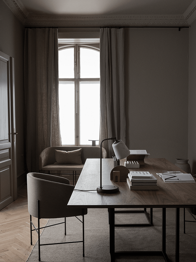 Material Lampe de Table 45 cm, jaune, en acier