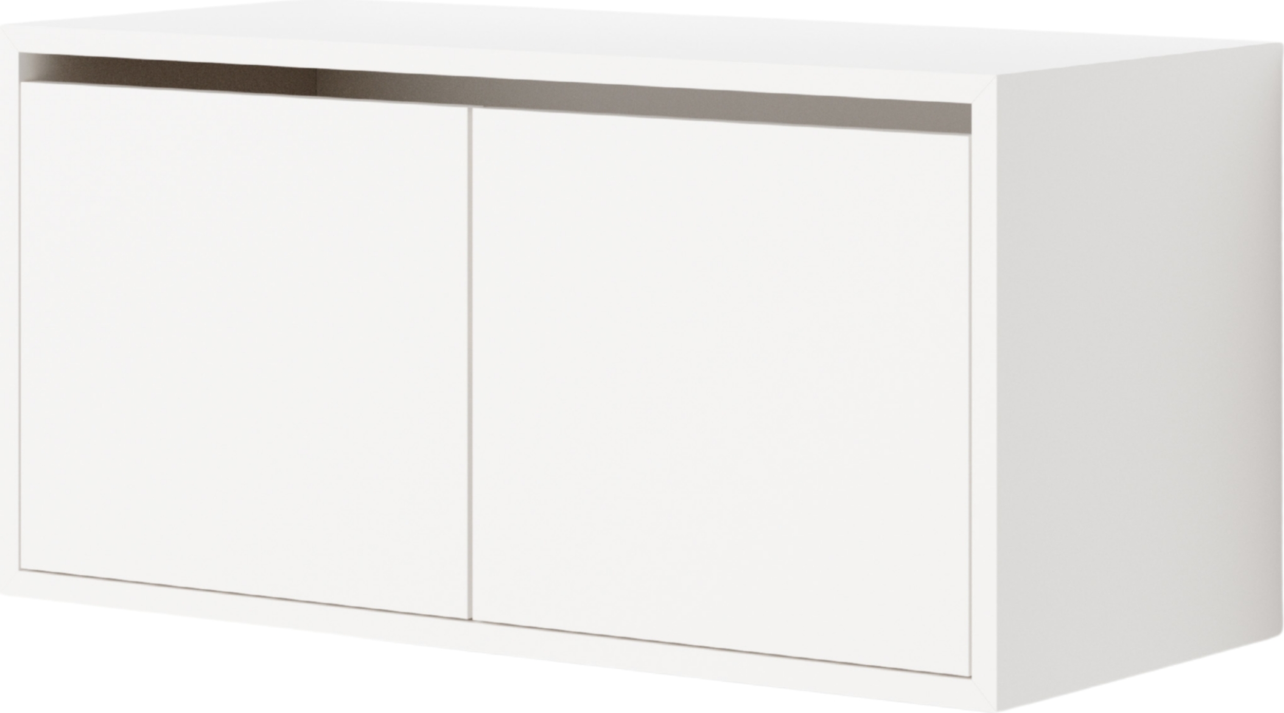 New Works Hängeschrank mit 2 Türen, 38 cm, weiß