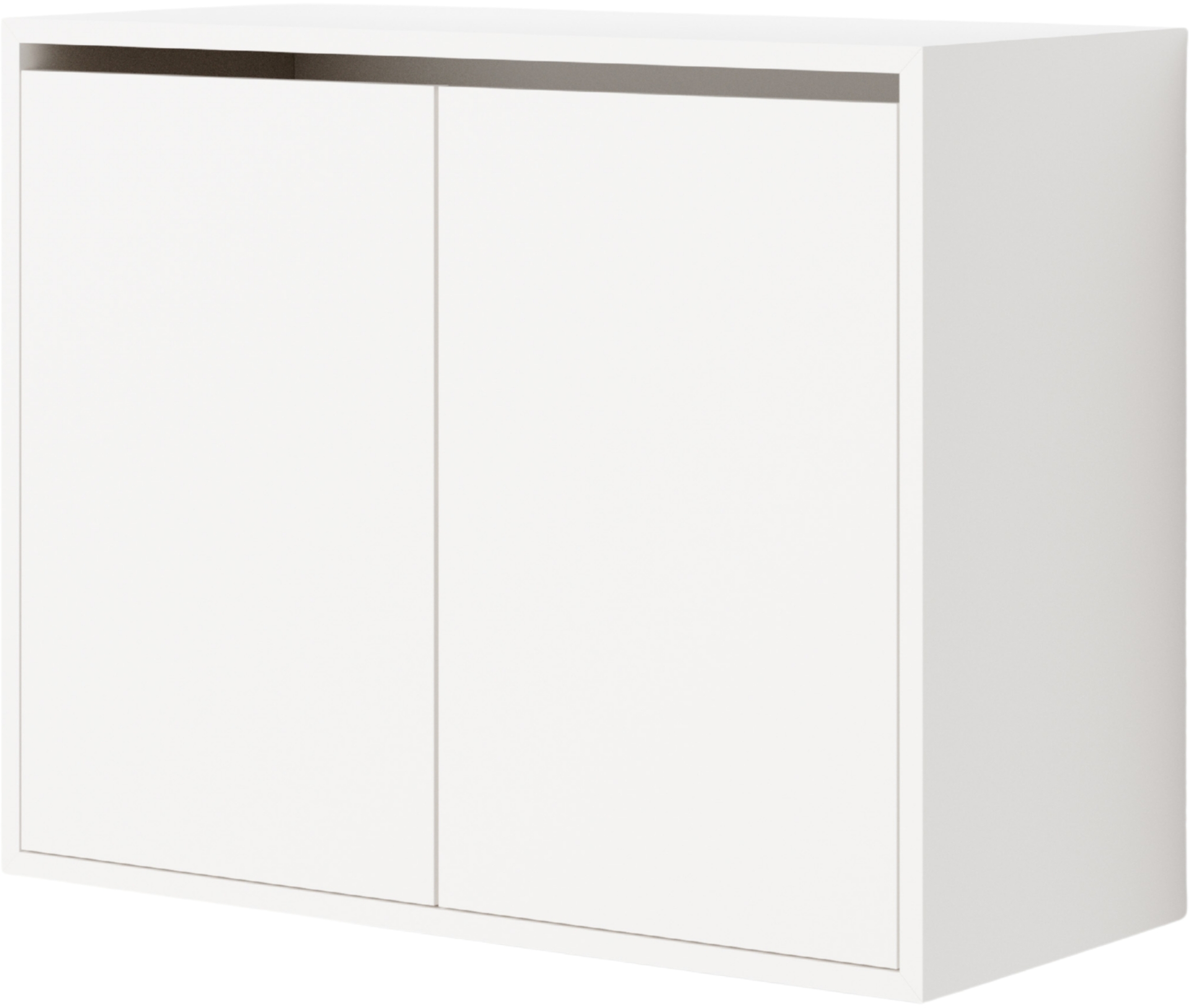 New Works Hängeschrank mit 2 Türen, 62 cm, weiß
