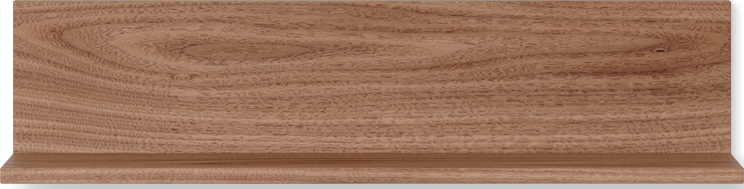 Tana Wandregal 75 cm, Nussbaumholz