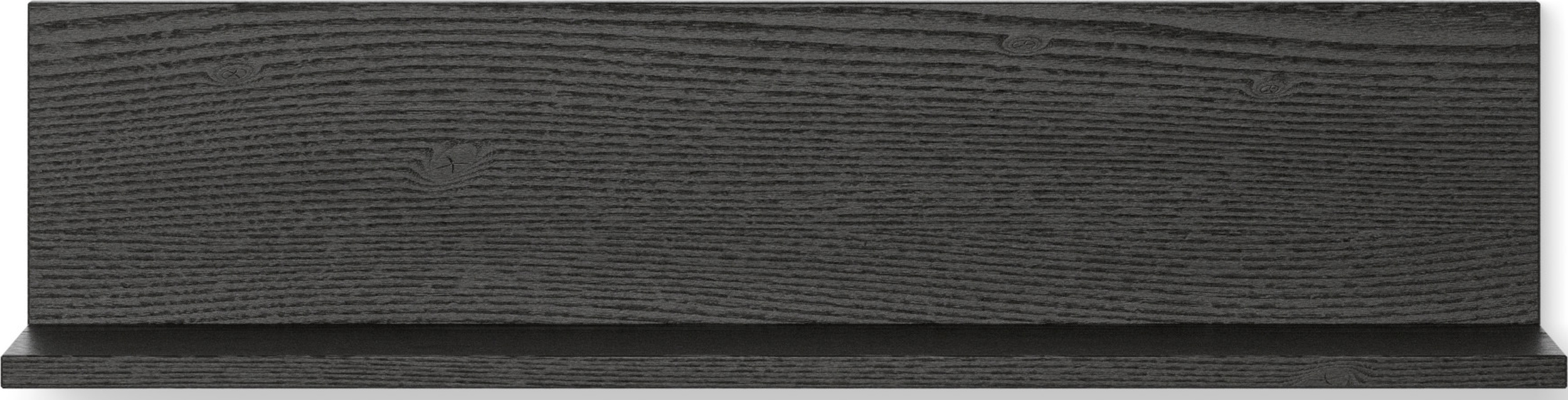 Tana Wandregal 75 cm, schwarz, Eiche