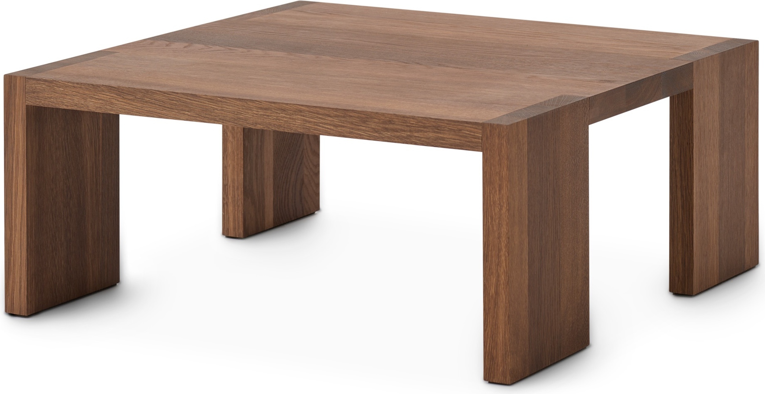 Tenon Beistelltisch 61 x 61 cm, geräucherte Eiche