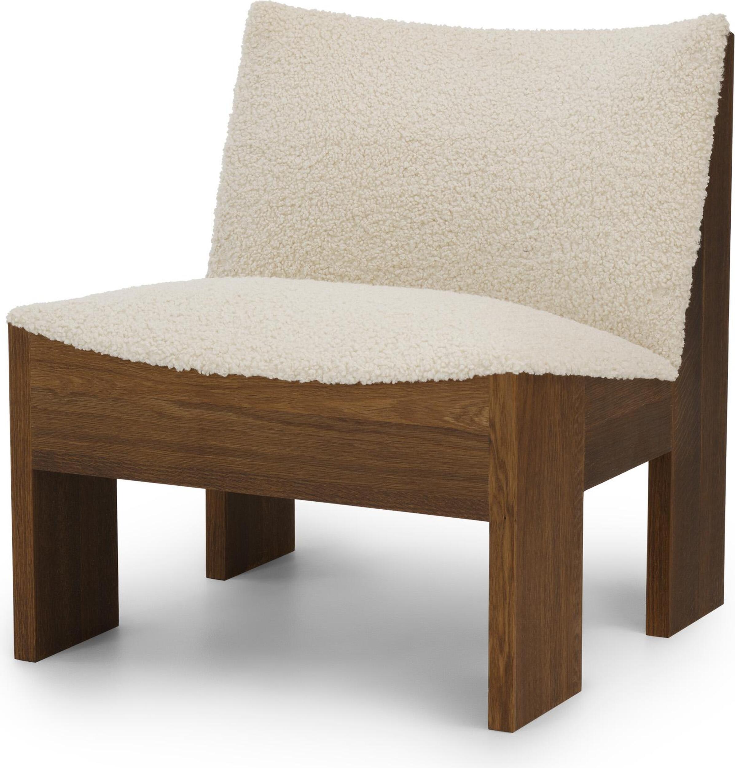 Tenon Drake Sessel, cremefarben, Räuchereiche