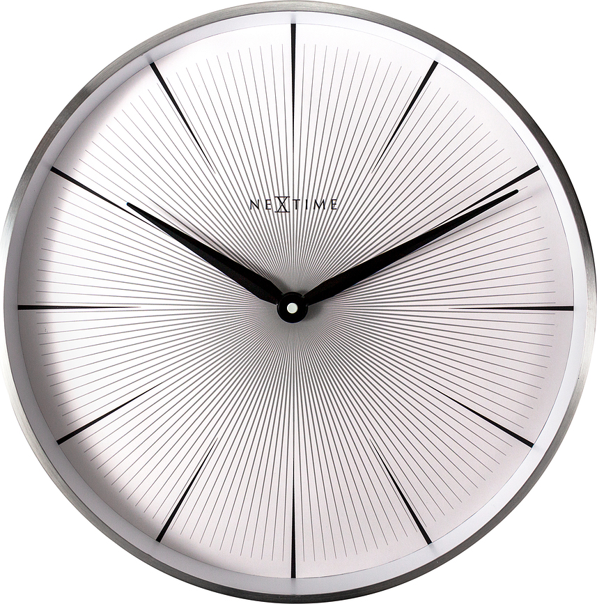 2 Seconds Horloge murale, blanche
