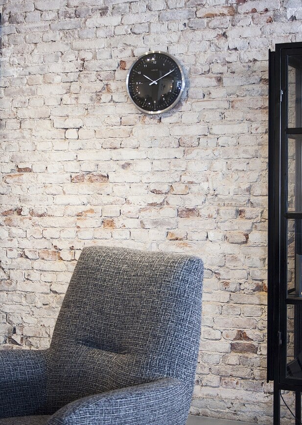 60 Minutes Horloge murale, bleue