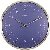 62 Minutes Wall clock blue