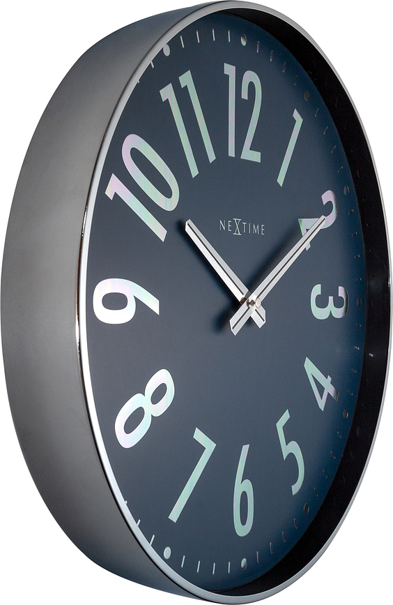 Alchemy Horloge Murale, noir et or