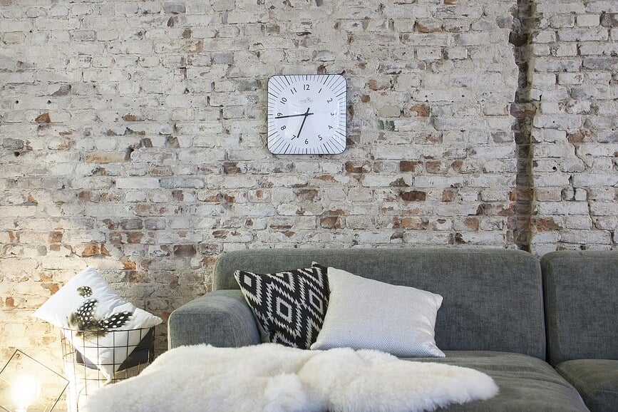 Alex RC Horloge murale, blanche